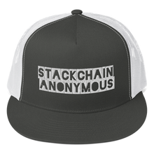 Load image into Gallery viewer, Stackchain Anonymous Trucker Cap