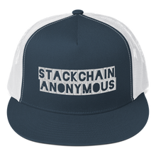 Load image into Gallery viewer, Stackchain Anonymous Trucker Cap