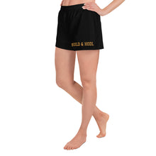 Cargar imagen en el visor de la galería, Bitcoin Build & HODL Women's Athletic Short Shorts