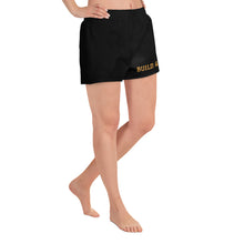 Cargar imagen en el visor de la galería, Bitcoin Build & HODL Women's Athletic Short Shorts