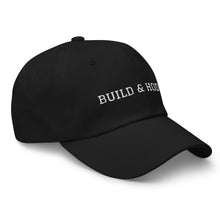 Load image into Gallery viewer, Bitcoin Build & Hodl Unstructured Hat| digital-mining-llc.myshopify.com