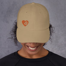 Load image into Gallery viewer, Bitcoin Heart hat| digital-mining-llc.myshopify.com
