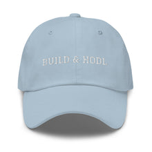 Load image into Gallery viewer, Bitcoin Build & Hodl Unstructured Hat
