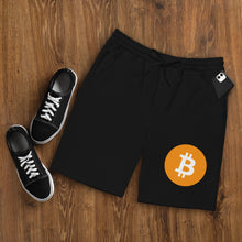 Carregar imagem no visualizador da galeria, Bitcoin Men's fleece shorts