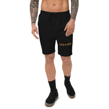 Carregar imagem no visualizador da galeria, Bitcoin Build & HODL Men's fleece shorts