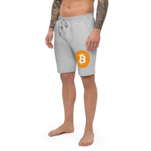 Carregar imagem no visualizador da galeria, Bitcoin Men's fleece shorts