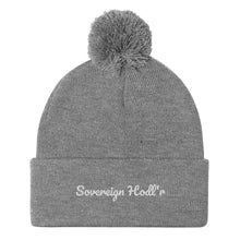 Load image into Gallery viewer, Sovereirgn Hodl'r Pom-Pom Beanie| digital-mining-llc.myshopify.com