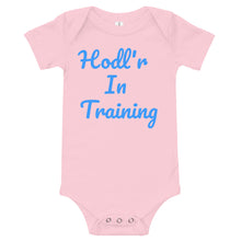 将图片加载到图库查看器,Hodl'r In Training Baby One Piece| digital-mining-llc.myshopify.com