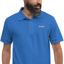 Load image into Gallery viewer, Bitcoin Plan B Embroidered Polo Shirt| digital-mining-llc.myshopify.com