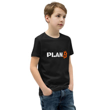 Load image into Gallery viewer, bitcoin Plan B youth T-Shirt| digital-mining-llc.myshopify.com