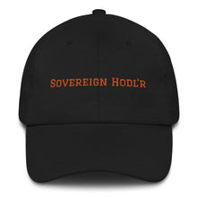 Load image into Gallery viewer, Sovereign Hodl'r/ 6.15 distressed hat| digital-mining-llc.myshopify.com