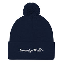 Load image into Gallery viewer, Sovereirgn Hodl'r Pom-Pom Beanie| digital-mining-llc.myshopify.com