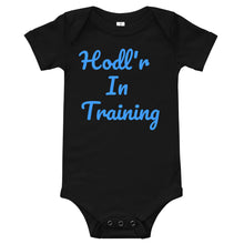 将图片加载到图库查看器,Hodl'r In Training Baby One Piece| digital-mining-llc.myshopify.com