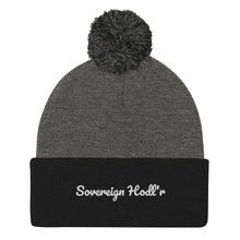 Load image into Gallery viewer, Sovereirgn Hodl'r Pom-Pom Beanie| digital-mining-llc.myshopify.com
