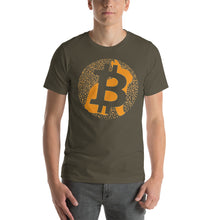 Load image into Gallery viewer, Follow the rabbit Bitcoin Short-Sleeve Unisex T-Shirt| digital-mining-llc.myshopify.com