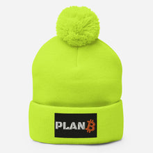 Load image into Gallery viewer, Pom-Pom planB Bitcoin Beanie