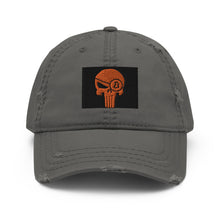 Load image into Gallery viewer, Bitcoin Twitter @Toprolling distressed Hat w/ Sovereign Hodl'r| digital-mining-llc.myshopify.com