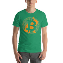 Load image into Gallery viewer, Follow the rabbit Bitcoin Short-Sleeve Unisex T-Shirt| digital-mining-llc.myshopify.com