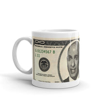 Load image into Gallery viewer, Bitcoin meme infinity Dollar Mug| digital-mining-llc.myshopify.com