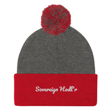 Load image into Gallery viewer, Sovereirgn Hodl'r Pom-Pom Beanie| digital-mining-llc.myshopify.com