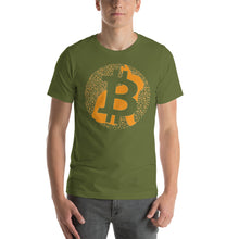 Load image into Gallery viewer, Follow the rabbit Bitcoin Short-Sleeve Unisex T-Shirt| digital-mining-llc.myshopify.com