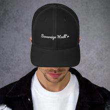 Load image into Gallery viewer, Sovereign Hodl'r Bitcoin Trucker Cap| digital-mining-llc.myshopify.com