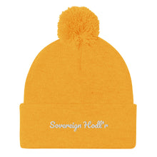 Load image into Gallery viewer, Sovereirgn Hodl'r Pom-Pom Beanie| digital-mining-llc.myshopify.com