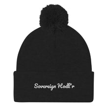 Load image into Gallery viewer, Sovereirgn Hodl'r Pom-Pom Beanie| digital-mining-llc.myshopify.com