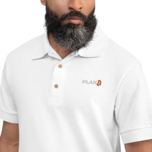 Load image into Gallery viewer, Bitcoin Plan B Embroidered Polo Shirt