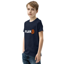 Load image into Gallery viewer, bitcoin Plan B youth T-Shirt| digital-mining-llc.myshopify.com
