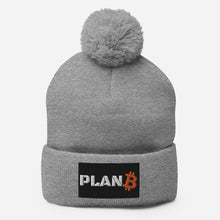 Load image into Gallery viewer, Pom-Pom planB Bitcoin Beanie| digital-mining-llc.myshopify.com