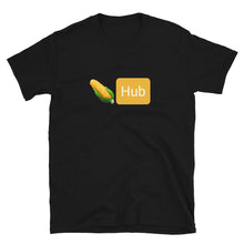 Load image into Gallery viewer, Bitcoin CornHub Short-Sleeve Unisex T-Shirt| digital-mining-llc.myshopify.com
