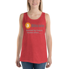 Carregar imagem no visualizador da galeria, Bitcoin Banned by Tank Top| digital-mining-llc.myshopify.com