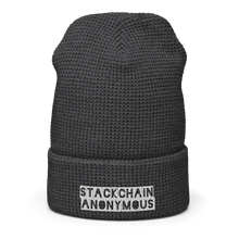 Load image into Gallery viewer, Stackchain Anonymous Waffle Beanie