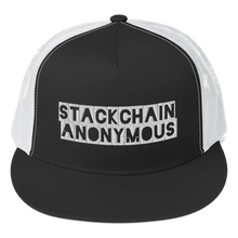 Load image into Gallery viewer, Stackchain Anonymous Trucker Cap
