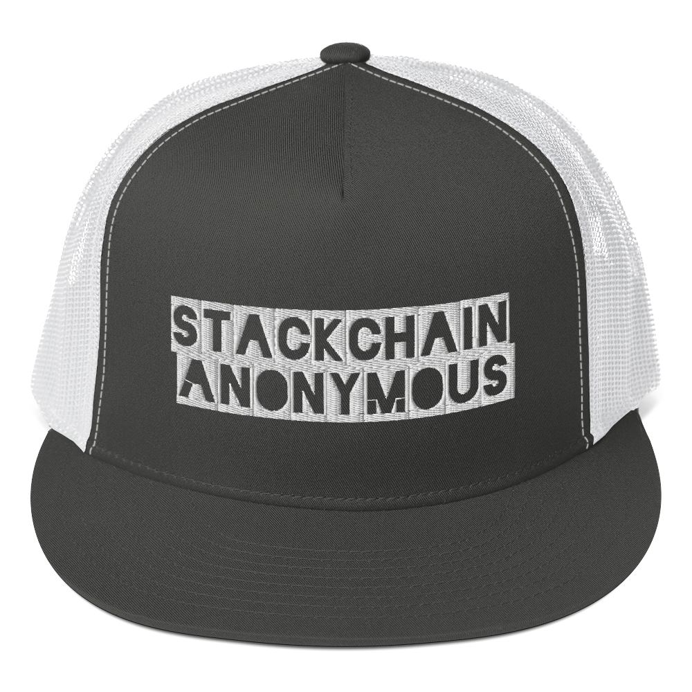 Stackchain Anonymous Trucker Cap