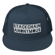 Load image into Gallery viewer, Stackchain Anonymous Trucker Cap
