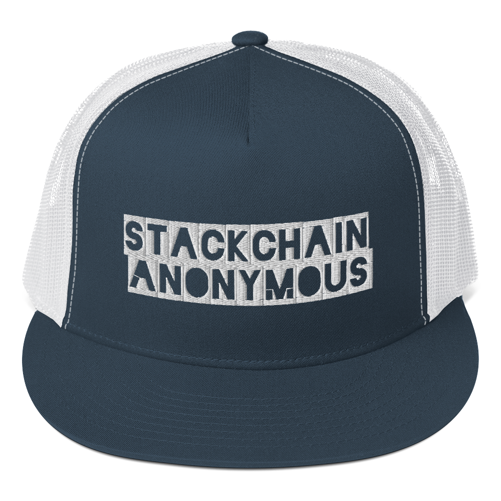 Stackchain Anonymous Trucker Cap