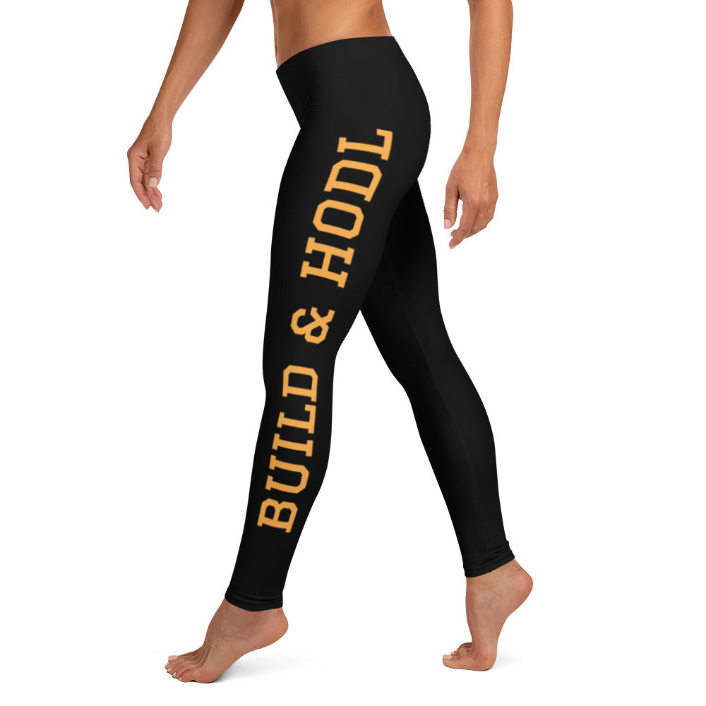 Bitcoin Build & HODL Leggings
