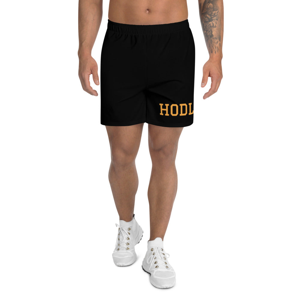 Bitcoin HODL Men's Athletic Long Shorts