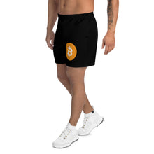 गैलरी व्यूवर में इमेज लोड करें, Bitcoin Men&#39;s Athletic Long Shorts
