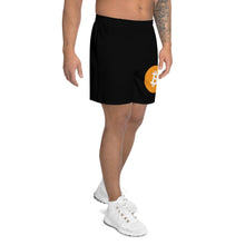 गैलरी व्यूवर में इमेज लोड करें, Bitcoin Men&#39;s Athletic Long Shorts
