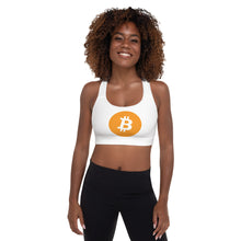गैलरी व्यूवर में इमेज लोड करें, Bitcoin Padded Sports Bra
