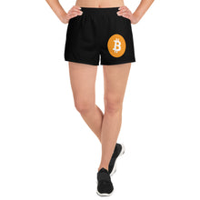 गैलरी व्यूवर में इमेज लोड करें, Bitcoin Women&#39;s Athletic Short Shorts
