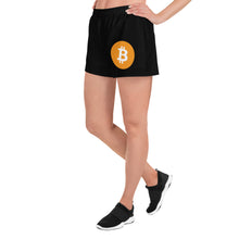 गैलरी व्यूवर में इमेज लोड करें, Bitcoin Women&#39;s Athletic Short Shorts
