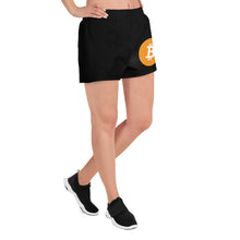 गैलरी व्यूवर में इमेज लोड करें, Bitcoin Women&#39;s Athletic Short Shorts

