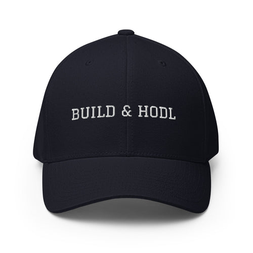 Bitcoin Build & Hodl Structured Twill Cap| digital-mining-llc.myshopify.com