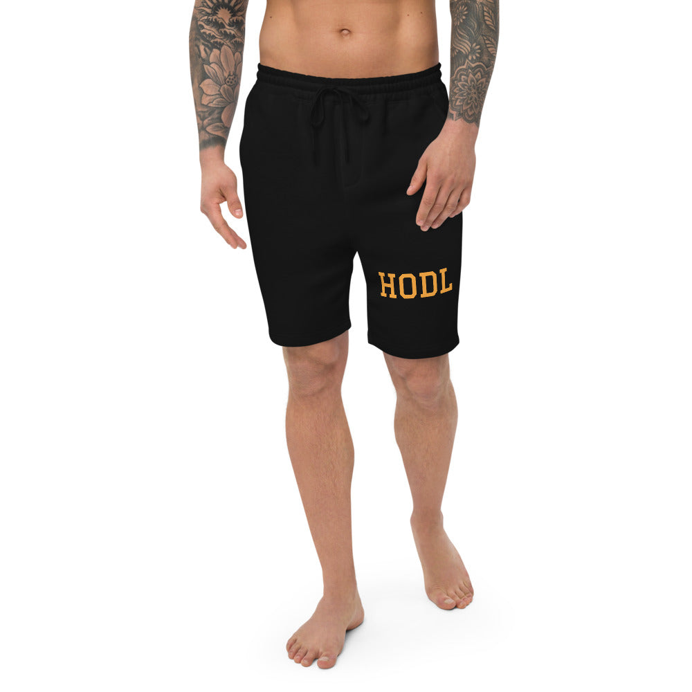 Bitcoin HODL Men's fleece shorts