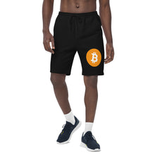 गैलरी व्यूवर में इमेज लोड करें, Bitcoin Men&#39;s fleece shorts
