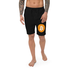 गैलरी व्यूवर में इमेज लोड करें, Bitcoin Men&#39;s fleece shorts

